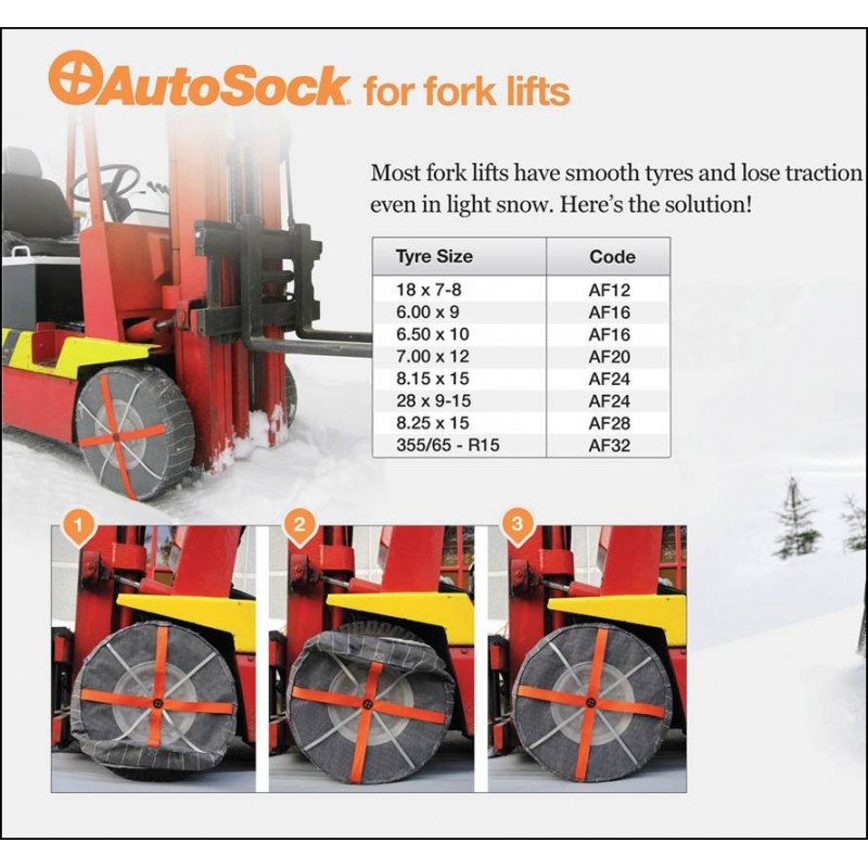 AutoSock Forklift AF12