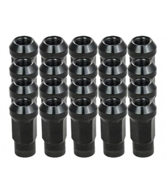Veržlių komlektas (20 vnt.) M12x1.5 48mm H17 uždaros